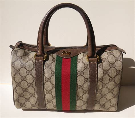 tan speedy genuine vintage gucci bag|old Gucci handbags.